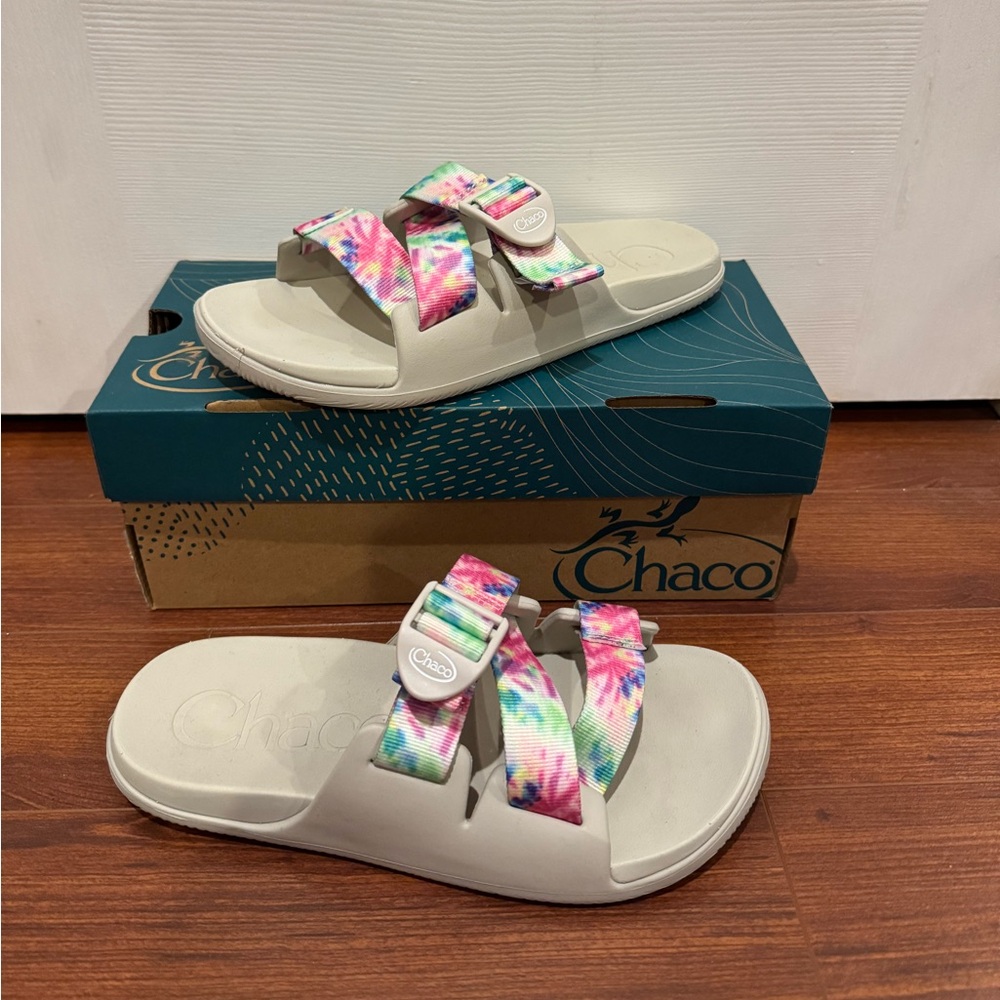 Chaco Multicolor Tie-Dye Sandals